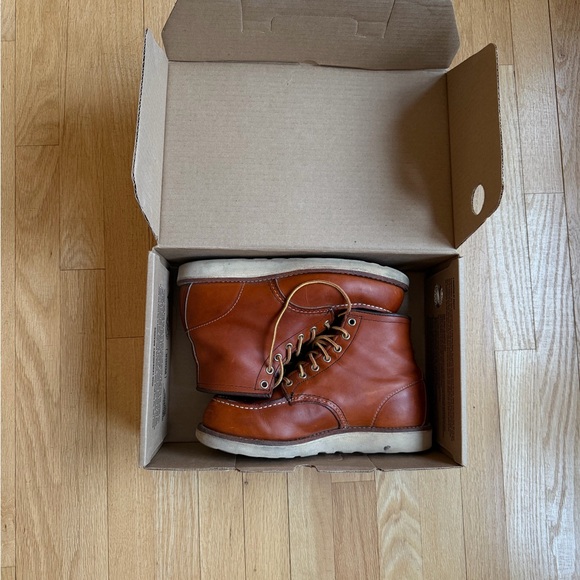 Red Wing Men's Oro Legacy Leather Classic Moc Toe Boots - Picture 8 of 8